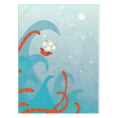 海の怪物セーリング テーブルクロス (正面)