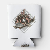 海の怪物愛好家のための怪獣ロボット魚の贈り物 缶クーラー (裏面)