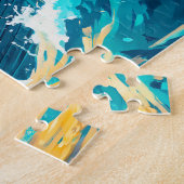 海の怪物・オブ・ザ・ハイSと戦う小海賊 ジグソーパズル (側面)