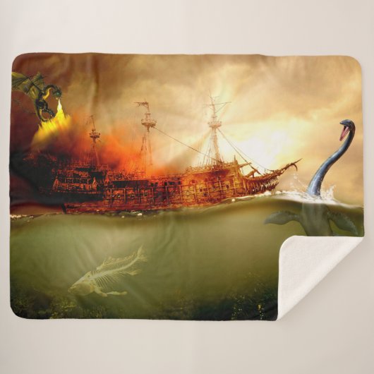 海の怪物 シェルパブランケット (正面(横))