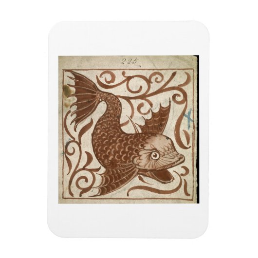 海の怪物(紙付き) マグネット (縦)