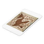 海の怪物(紙付き) マグネット (左側)