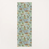 海の怪獣と共に波いけなに乗る ヨガマット (正面)