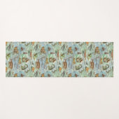 海の怪獣と共に波いけなに乗る ヨガマット (正面(横))