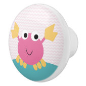 海の恋人カニ子供部屋引き出しプルノブ セラミックノブ (右)