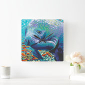 海の恋人II スクエア壁時計 (ホーム)