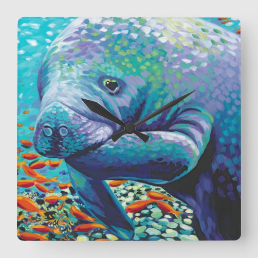 海の恋人II スクエア壁時計 (正面)