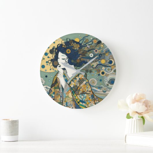 「海の息」 ラージ壁時計 (ホーム)