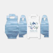 海の恵みの箱の下の水の色 フェイバーボックス (折り畳みなし)