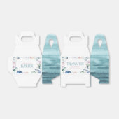 海の恵みの箱の下の水の色 フェイバーボックス (折り畳みなし)