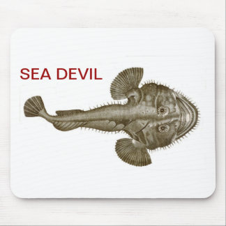 海の悪魔の魚 マウスパッド