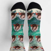 海の愛 – カスタム写真 ソックス (上部)