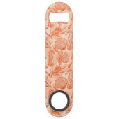 海の手描きのパターン スピード栓抜き (裏面)