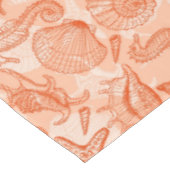 海の手描きのパターン テーブルクロス (アングル)