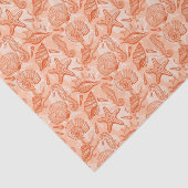 海の手描きのパターン 薄葉紙 (詳細)