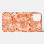 海の手描きのパターン Case-Mate iPhoneケース (裏面 (横))