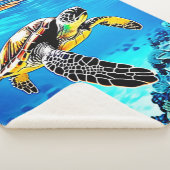 海の抱擁：ウミガメの旅 シェルパブランケット (3/4)