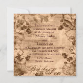 海の招待状によって 招待状 (裏面)