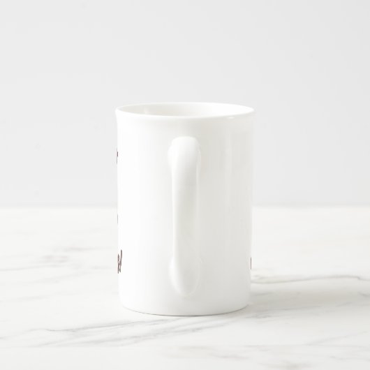 海の挨拶だ！ |クリスマス航海の。 ボーンチャイナマグカップ (裏面)