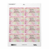 海の新しいアドレスの下 ラベル (フルシート)