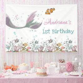 海の旗の下の人魚 横断幕