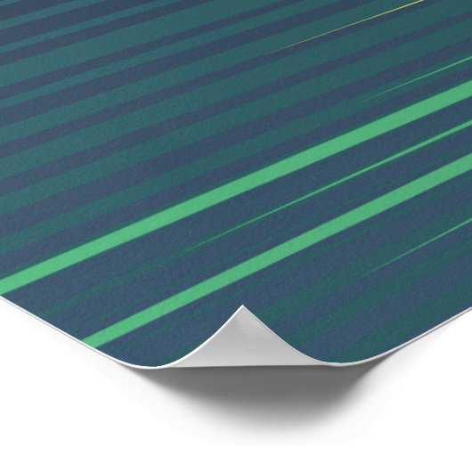 海の日の出のイラストレーションアパレル,アート,ボーティ ポスター (角)