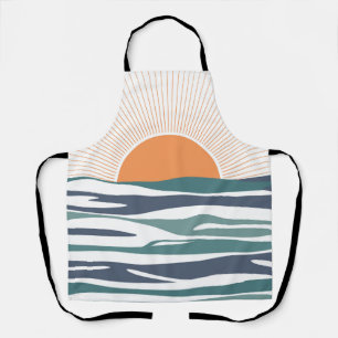 海の日の出 エプロン