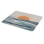 海の日の出 カッティングボード (角)