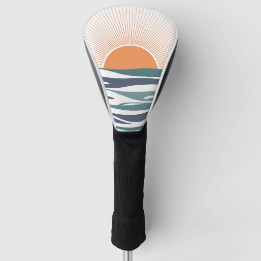 海の日の出 ゴルフヘッドカバー (正面)