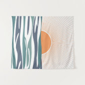 海の日の出 タペストリー (正面(横))