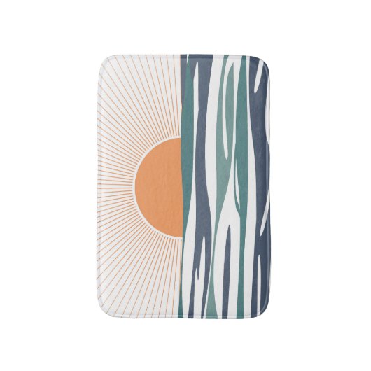 海の日の出 バスマット (正面縦)