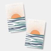 海の日の出 バッジ (正面＆裏面)