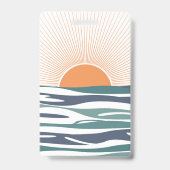 海の日の出 バッジ (裏面)