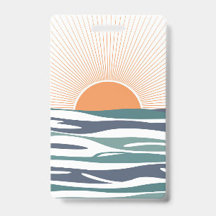 海の日の出 バッジ