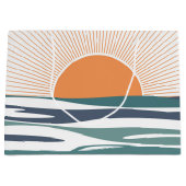 海の日の出 ラージペーパーバッグ (正面)