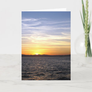 海の日の出 案内状