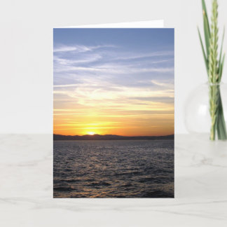 海の日の出 案内状