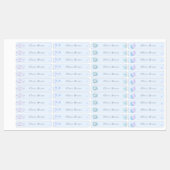 海の日の学校名気に服の中でかわいい ラベル (シート)