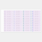 海の日の学校名気に服の中でかわいい ラベル (シート)