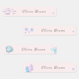 海の日の学校名気に服の中でかわいい ラベル