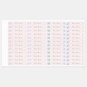 海の日の学校名気に服の中でかわいい ラベル (シート)