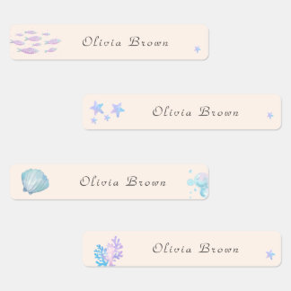 海の日の学校名気に服の中でかわいい ラベル