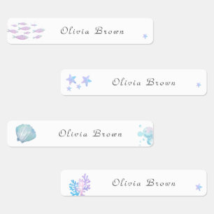 海の日の学校名気に服の中でかわいい ラベル