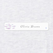 海の日の学校名気に服の中でかわいい ラベル (デザイン1)