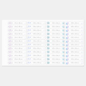 海の日の学校名気に服の中でかわいい ラベル (シート)