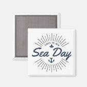 海の日をクルーズする マグネット (正面/裏面)