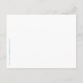 海の日没のヨット4.25x5.5の平らな結婚式はNを詳しく述べます エンクロージャーカード (裏面)