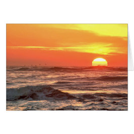 海の日没の表示