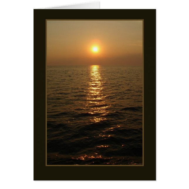 海の日没 (正面)