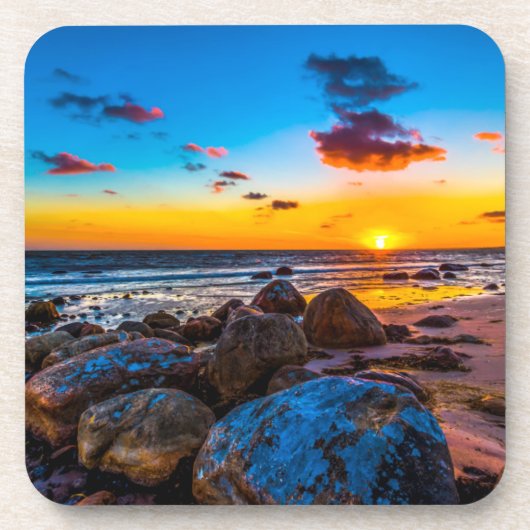 海の日没 コースター (正面)